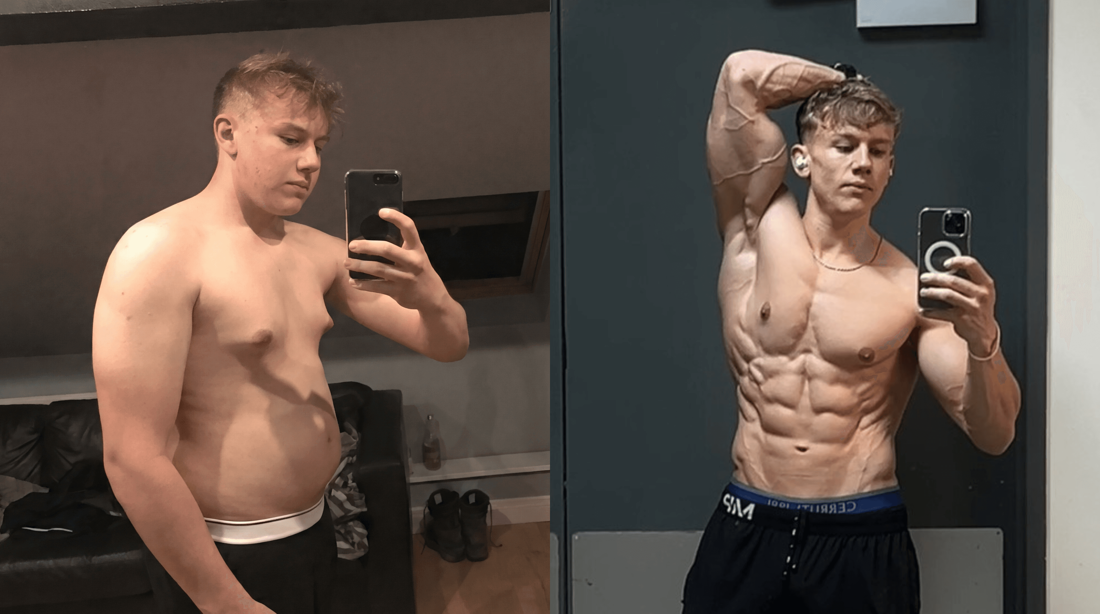 Will Scott — before and after transformation